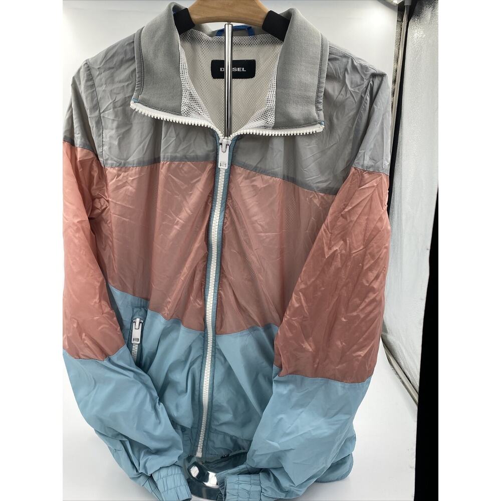 DIESEL J-THACH NYLON TRACK JACKET MENS size L